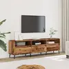 Image de Meuble Tv Vieux Bois 150x30x44,5 Cm Bois D'ingénierie Vidaxl