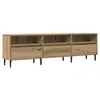 Image de Vidaxl meuble tv chêne artisanal 150x30x44,5 cm bois d'ingénierie