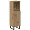 Image de Vidaxl armoire de salle de bain chêne artisanal 30x30x100 cm