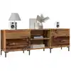 Image de Meuble Tv Vieux Bois 150x30x50 Cm Bois D'ingénierie Vidaxl