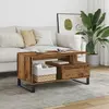 Image de Table Basse Vieux Bois 90x49x45 Cm Bois D'ingénierie Vidaxl