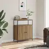 Image de Buffet Chêne Artisanal 70x30x80 Cm Bois D'ingénierie Vidaxl