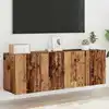 Image de Meubles Tv Muraux 2 Pcs Vieux Bois 60x30x41 Cm Vidaxl