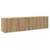 Image de Vidaxl meubles tv muraux 2 pcs chêne artisanal 80x30x41 cm