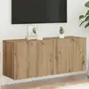 Image de Meuble Tv Mural Chêne Artisanal 100x30x41 Cm Vidaxl