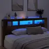 Image de Tête De Lit À Led Vieux Bois 220x18,5x103,5cm Bois D'ingénierie Vidaxl