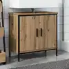 Image de Armoire Lavabo Chêne Artisanal 60x30x60 Cm Bois D'ingénierie Vidaxl