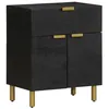 Image de vidaXL Table de chevet noir 50x33x60 cm bois dingénierie table dappoint armoire de lit table dappoint pour chambre 4017659