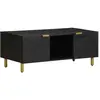 Image de Table Basse Noir 100x54x40 Cm Bois D'ingénierie Vidaxl