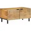Image de Table Basse Marron 80x50x40 Cm Bois De Manguier Massif Vidaxl