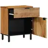 Image de Armoire De Lit Marron 50 X 33 X 60 Cm Bois D'acacia Massif Vidaxl