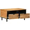 Image de Table Basse 80 X 54 X 40 Cm Bois D'acacia Massif Vidaxl