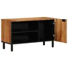Image de Meuble TV - Unique grain - Bois dacacia massif - 80 x 315 x 46 cm - Style industriel