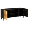 Image de Vidaxl meuble tv noir et or 105 x 33 x 46 cm bois d'ingénierie