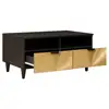 Image de Vidaxl table basse noir et or 40 x 33 x 46 cm bois d'ingénierie
