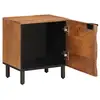 Image de Vidaxl cabinet de chevet marron 40 x 33 x 46 cm bois de mangue massif