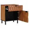 Image de Vidaxl cabinet de chevet marron 50 x 33 x 60 cm bois de mangue massif