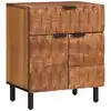 Image de Cabinet De Chevet Marron 50 X 33 X 60 Cm Bois De Mangue Massif Vidaxl