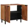 Image de Vidaxl meuble sous lavabo de salle de bain marron 62 x 33 x 58 cm