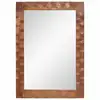 Image de Vidaxl miroir de salle de bain finition acacia brun 50 x 70 x 2,5 cm