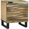 Image de Table De Chevet Naturel 40 X 33 X 46 Cm Bois D'ingénierie Vidaxl