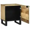 Image de Vidaxl table de chevet naturel 40 x 33 x 46 cm bois d'ingénierie