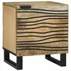 Image de Vidaxl table de chevet 2 pcs naturel 40 x 33 x 46 cm bois d'ingénierie
