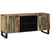 Image de Unites Tv Marron 105 X 33 X 46 Cm Bois D'ingénierie Vidaxl