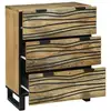 Image de Vidaxl buffet marron 60 x 33.5 x 75 cm bois de manguier massif