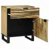 Image de Vidaxl table de chevet naturel 50 x 33 x 60 cm bois d'ingénierie