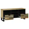 Image de Vidaxl unites tv 100 x 33 x 46 cm marron bois d'ingénierie