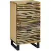Image de Buffet Marron 40 X 33 X 75 Cm Bois De Manguier Massif Vidaxl