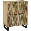 Image de Buffet Marron 60 X 33 X 75 Cm Bois De Manguier Massif Vidaxl