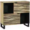 Image de Buffet Marron 80 X 33 X 75 Cm Bois De Manguier Massif Vidaxl