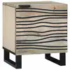 Image de Vidaxl table de chevet 2 pcs blanc 40 x 33 x 46 cm bois d'ingénierie