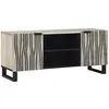 Image de Unites Tv Blanc 105 X 33 X 46 Cm Bois D'ingénierie Vidaxl