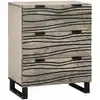 Image de Buffet Blanc 60 X 33.5 X 75 Cm Bois De Manguier Massif Vidaxl