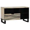 Image de Vidaxl unites tv avec tiroir blanc 80 x 33 x 46 cm bois d'ingénierie