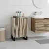 Image de Meuble De Lavabo De Salle De Bain Blanc 38 X 33,5 X 58 Cm Vidaxl