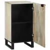 Image de Vidaxl buffet blanc 40 x 33 x 75 cm bois de manguier massif