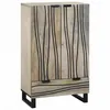 Image de Buffet - bahut - enfilade Vidaxl Meubles et étagères de rangement pour médias Blanc et Noir
