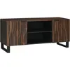 Image de Unites Tv Noyer 105 X 33 X 46 Cm Bois D'ingénierie Vidaxl