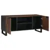 Image de Vidaxl unites tv noyer 105 x 33 x 46 cm bois d'ingénierie