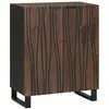 Image de Vidaxl buffet noyer 60 x 33,5 x 75 cm bois de mangue massif