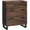 Image de Buffet Marron 60 X 33.5 X 75 Cm Bois De Manguier Massif Vidaxl