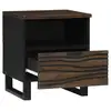 Image de Vidaxl table de chevet 2 pcs noyer 40 x 33 x 46 cm bois d'ingénierie