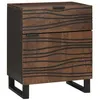 Image de vidaXL Table de chevet Noyer 50 x 33 x 60 cm Bois dingénierie 4018016