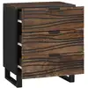 Image de Vidaxl table de chevet noyer 50 x 33 x 62 cm bois d'ingénierie
