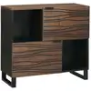 Image de Buffet Marron 80 X 33 X 75 Cm Bois De Manguier Massif Vidaxl