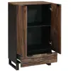 Image de Vidaxl buffet marron 60 x 33 x 100 cm bois de manguier massif